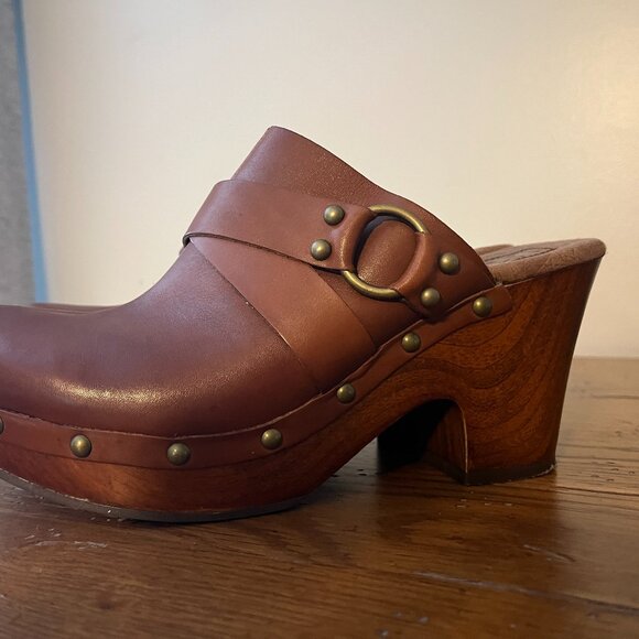 Wedge Leather Mule - Picture 2 of 7